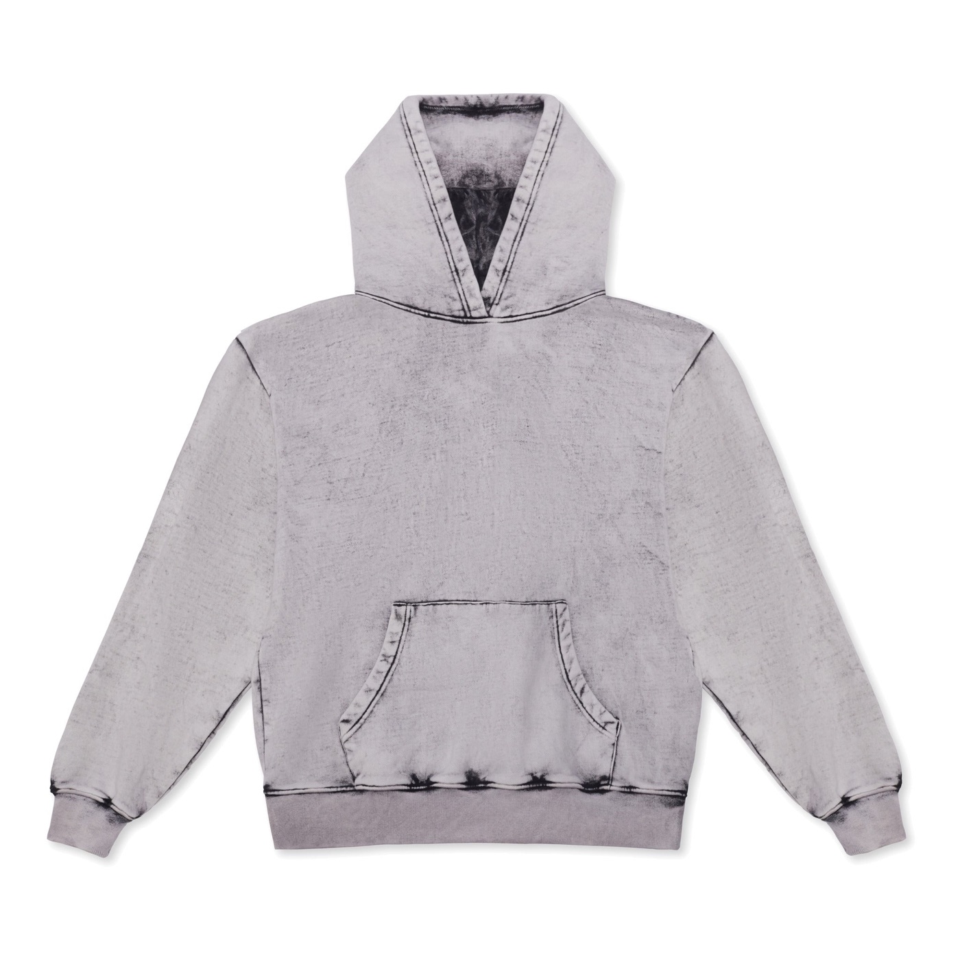 The CCHOD475SNW 14 oz pullover hoodie in cement, laid flat from the front